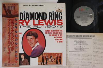 LP Record GARY LEWIS  THE PLAYBOYS  This Diamond Ring K22P133 LIBERTY 1981 Japan Obi Rock Used