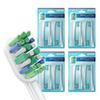 Compatible Lab Replacement Brush Set for Philips Sonicare Electric Toothbrush 16 (WH606 Whitening, Brushes)