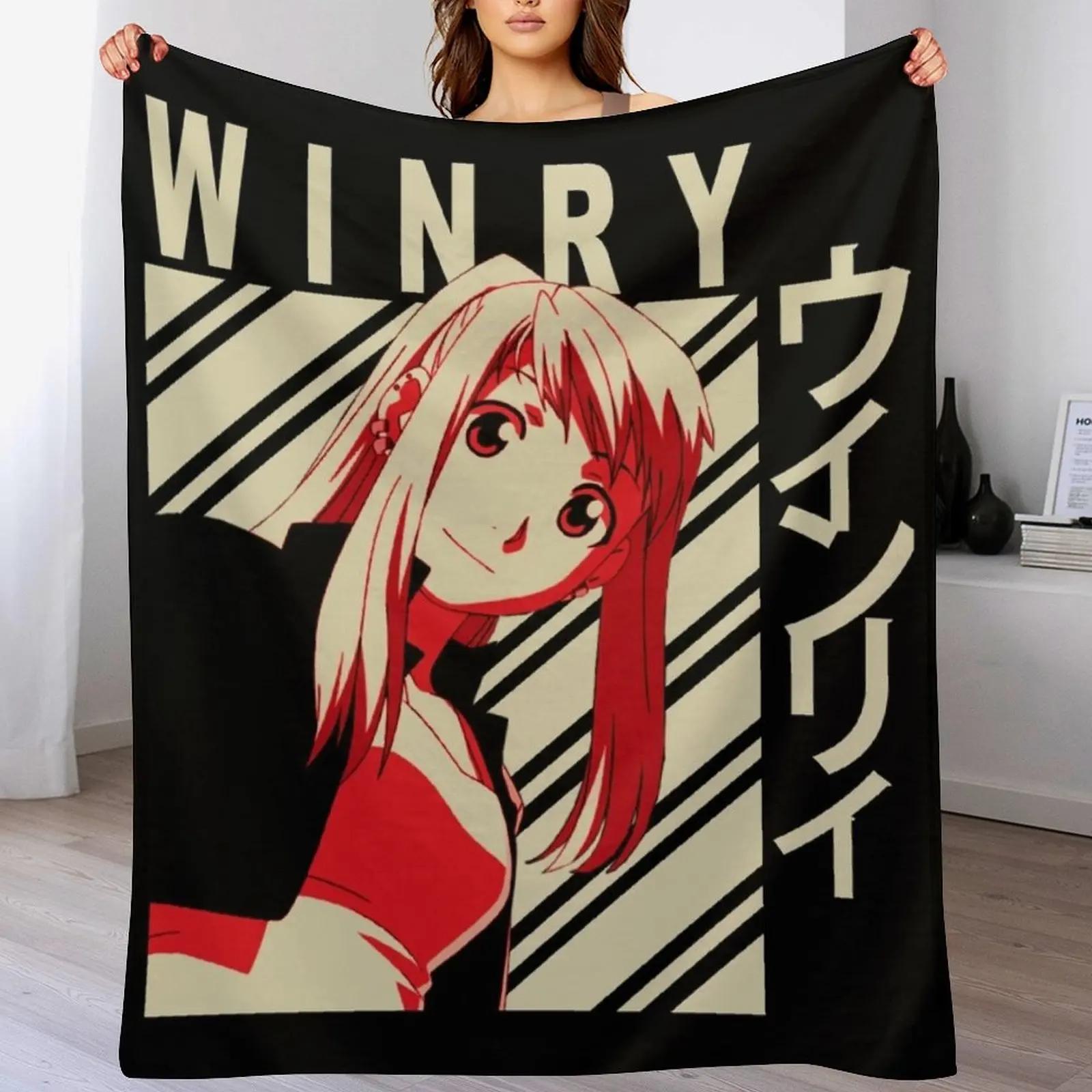 

Winry Rockbell Vintage Art Throw Blanket Plush Fuzzy Cozy Blanket for Couch Sofa 102x76cm(40x30in)