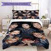 Sunset Love Heart Threepiece Set 1 Duvet Cover 2 Pillowcase Without Core Without Core Bedding Set Duvet Cover And Pillowcase