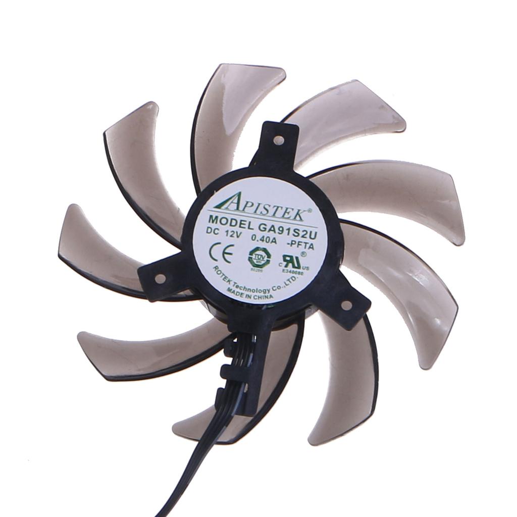 85mm GA91S2U 4Pin GTX 1660 1660Ti RTX2060 RTX2070 Graphics Card Fan For PNY Palit RTX 2060 SUPER 2070 Dual GPU Cooler