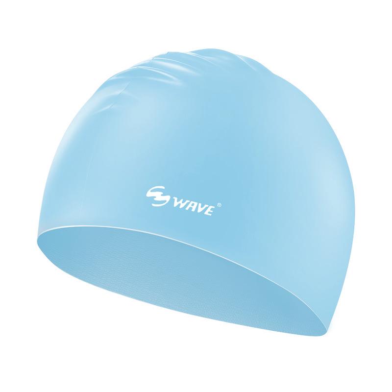 Colorful Silicone Swim Cap for Men & Women – Enlarged, Thickened, Waterproof for Long Hair