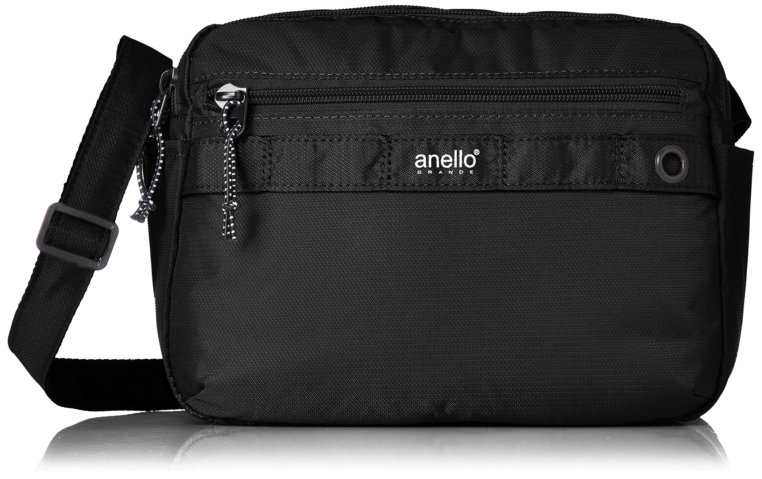 

round shoulder bag DC Black [Anello Grande] 2-layer GU-A0982 чёрный