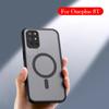 Magnetic Case For Oneplus 8T Wireless Charging Back Cover Shell