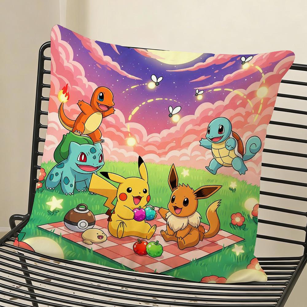 Decorative Pillows P-Pika Q-Chu Covers For Living Room Cushions Cover Home Decorations Personalized Gifts Pillow Cases Cushion