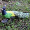 Early Education Animal Models: Blue and Green Peacock - Cognitive Gifts and Decorative Ornaments