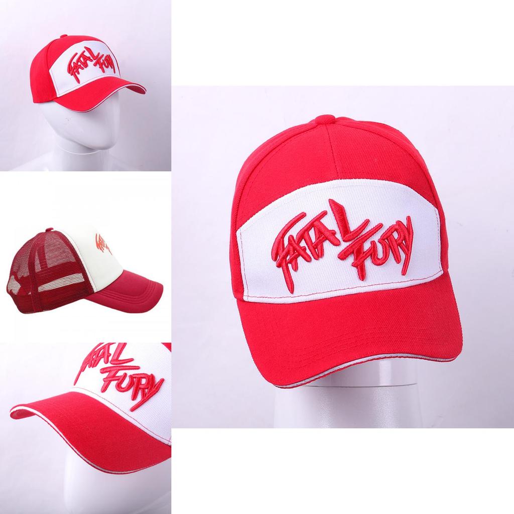 Șapcă de Baseball din Bumbac Brodată Terry Bogard din Fatal Fury Stil Hip Hop