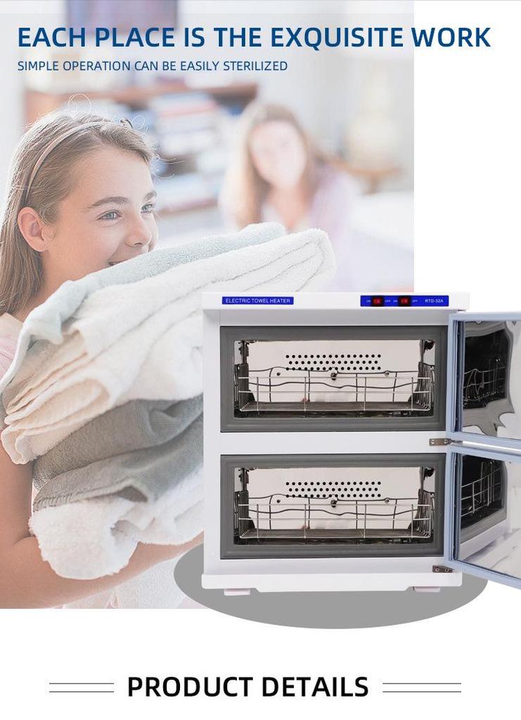 UV Sterilization Steam Towel Warmer for Salon