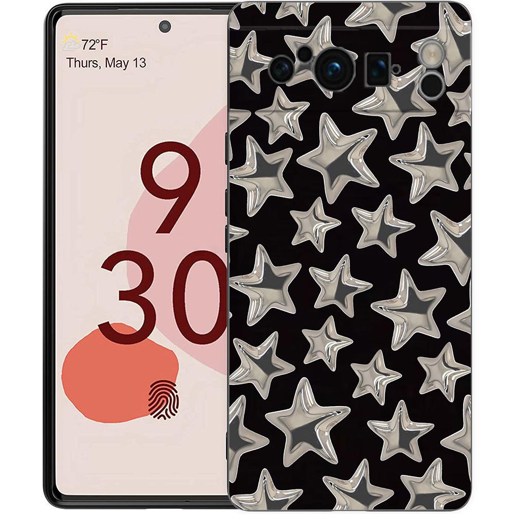 For Google Pixel 10 Pro Phone Case Pixel 9 Pro XL TPU Case Pixel 8 Pro 9A 8A 7A 7 6A 6 Pro Soft Cover Black Spider Web