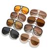 Fashion Brand Women'S Glasses Pilot Trend Shades For Men Luxury Oval Sunglasses Males Outdoor Black Vintage Eyewear Uv400