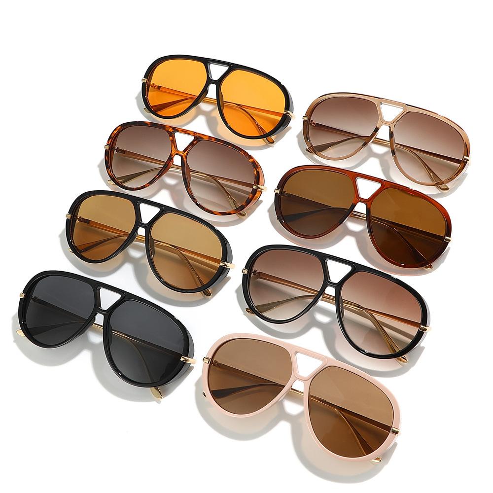 Fashion Brand Women'S Glasses Pilot Trend Shades For Men Luxury Oval Sunglasses Males Outdoor Black Vintage Eyewear Uv400