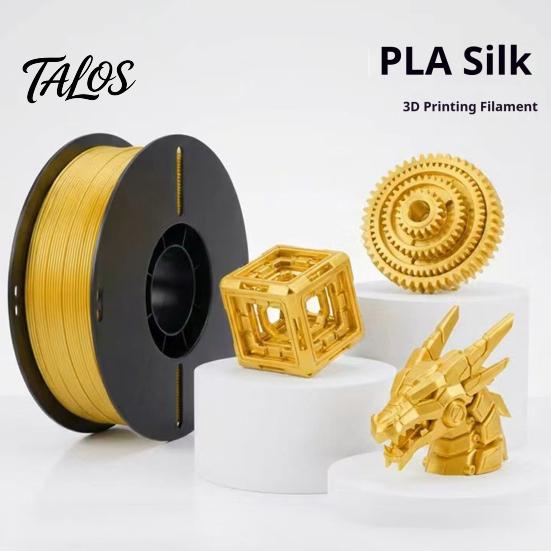 3D Printing Filament PLA Printer Filament, 1Kg Spool, 1.75mm, Neatly Wound High Gloss Metallic Silk Fit Most FDM Printers Accessoty