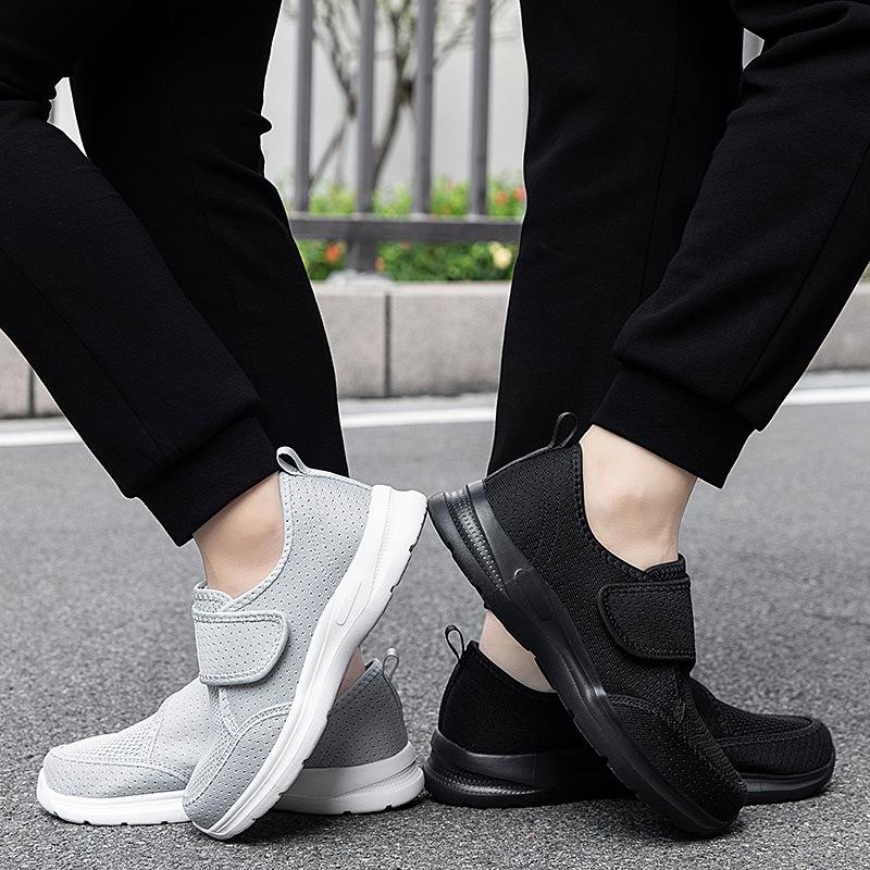 Scarpe da passeggio invernali antiscivolo in velcro, apertura larga, taglia grande, per madri, autunno e inverno, nuovo modello
