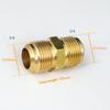 Neuer männlich zu männlich Messing Rohrfitting Verbinder 1/4" 3/8"1/2" 5/16" 5/8" 3/4" Bördelverbinder Gerade Gasadapter