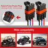 3 Pack Polaris Bus Bar Connectors – Pulse Bar Power Plug Harness for Ranger XP 1000 / RZR / RS1 / General 2018–2025 (Black Blue Red)