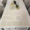 Vintage Lace Table Mat Hollow Embroidery Coaster Shooting Decoration Props Soft Cotton Home Fabric Square Coaster