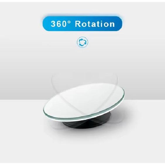 2Pc 360 Degree Adjustable Blind Spot Mirror Car Auxiliary Rearview Convex Mirror