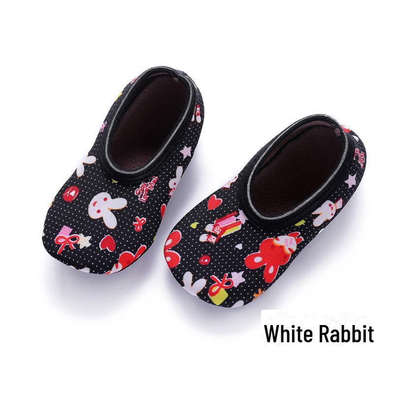 

Нескользящие бархатные бахилы для младенцев и малышей на весну и зиму - мягкие, толстые носки для раннего образования L, Bottom length 16-17.5cm