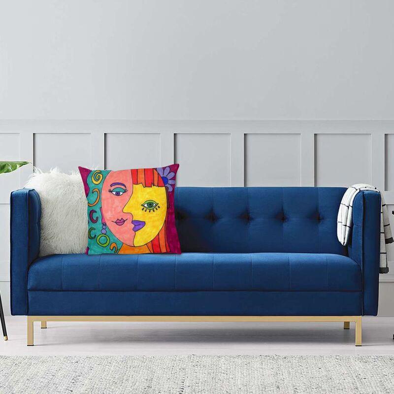 Pablo Picasso Slavný Obraz Čtvercový Povlak na Polštář Dekorační Guernica Dámy Abstraktní Umění Povlak na Polštář Do Obývacího Pokoje Pohovka Moda