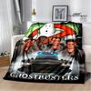 Coperta Stampata Cartoon G-Ghostbusters Calde Coperte in Flanella Morbide e Confortevoli Coperta da Casa Viaggio Fodere per Letto Regalo di Compleanno