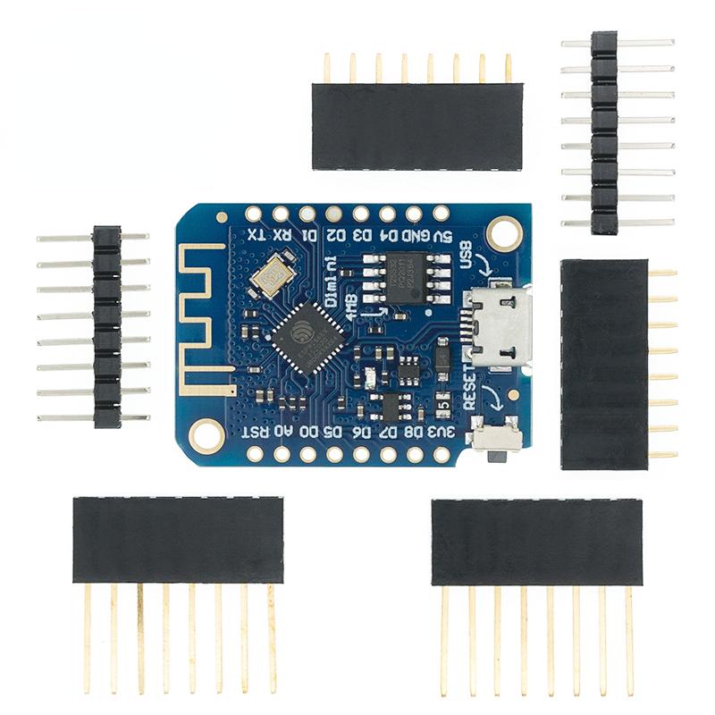 WeMos D1 Mini Pro V3.0 NodeMcu 4MB/16MB Bytes Lua WIFI Internet of Things Development Board Based ESP8266 CH340G Nodemcu V2