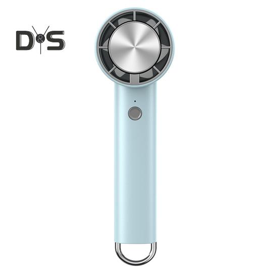 

Ручной вентилятор с мощным потоком воздуха, компактный дизайн, портативный, работающий от USB-аккумулятора, 3 скорости, охлаждающий вентилятор, охладитель воздуха синий