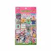 Ästhetischer Foodie Sticker Klebeetikett Synthetisches Papier Aufkleber für Wasserflasche Notizbuch Tagebücher Scrapbooking Dekorationen