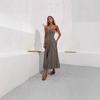 Europe, America, the new Bohemian suspender split women's dress