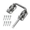 Steel Door Fastener Door Lock set with Mounting Hardware 180° Rotation Capacity easy installs for patios & Interior door