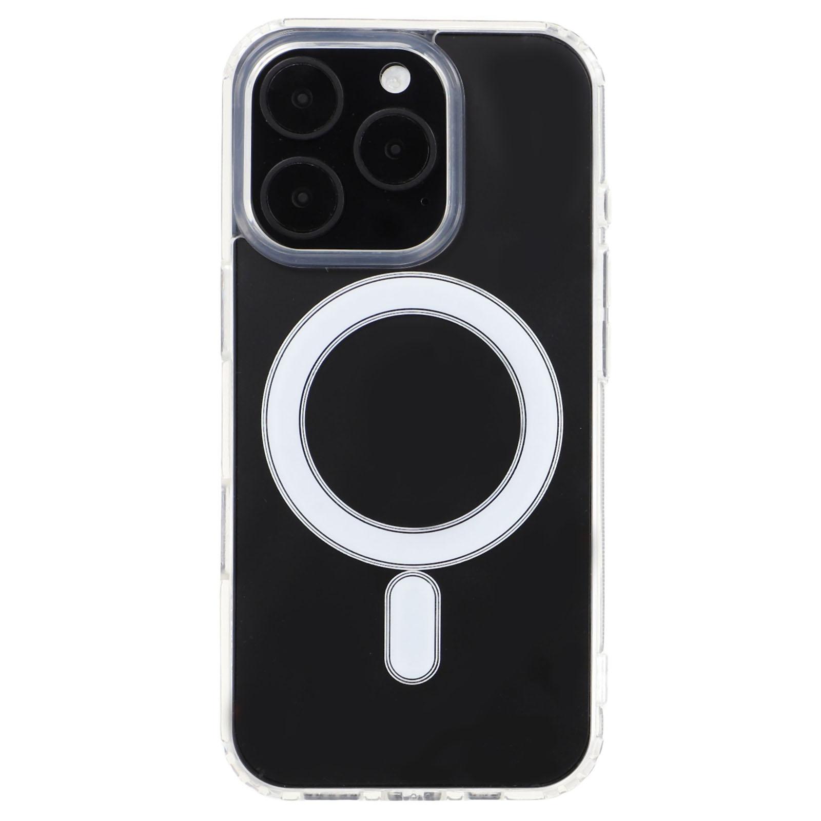 

For iPhone 16 Pro Max Case Compatible with MagSafe TPU+Acrylic Clear Phone Cover A