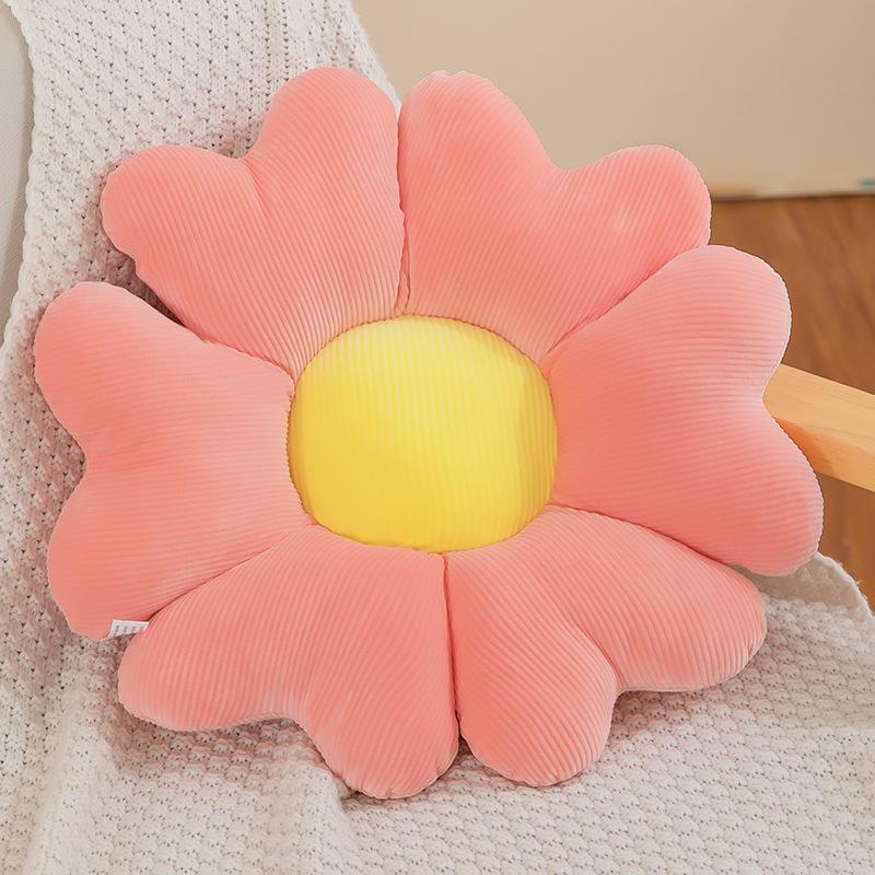 

Small daisy flower seat cushion sofa cushion office chair pillow plush toy doll sun flower throw pillow 35cm