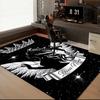 1PC Custom Name "Royal Angelic Crown" Theme Floor Mat Ideal for Living Room, Game Rooms, Office, Bedroom, Floor Mat Playful Design