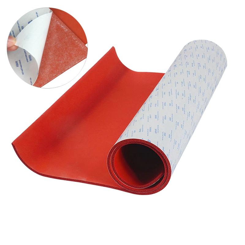 1/2/3/4/5/6MM 250X250MM Līmējoša Silikona Putu Gumijas