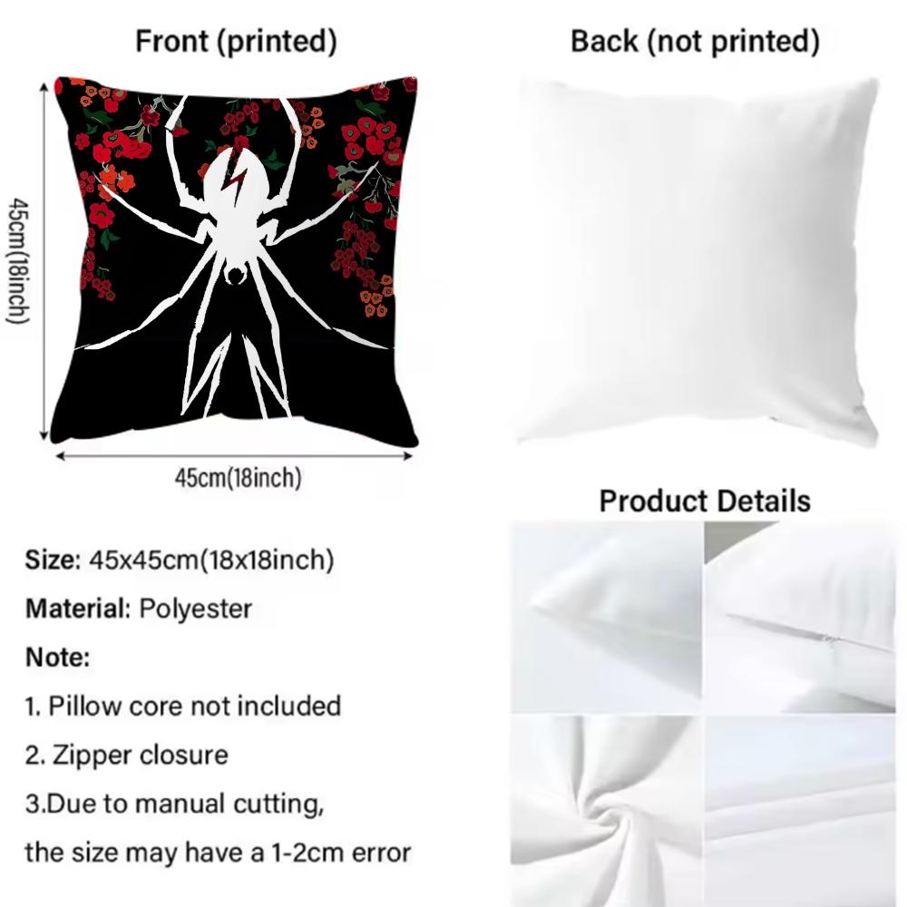 My C-Chemical R-Romance Cushion Cover Premium Comfort Reversible Pillow Cover - Dual - Use Design for Home & Car
