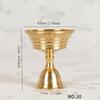 1PC Candle Holder Ghee Lamp Holder Butter Brass Oil Lamp Buddhist Supplies Metal Decor Ornaments