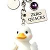 Keychain Pendant Inspirational Duck Design Key Holder with Birthstone Charm Encouragement Card Lightweight Healing Gift