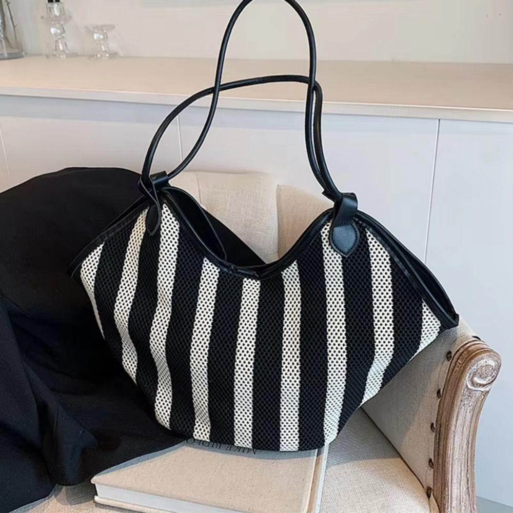 Oversize Straw Beach Bag Large Capacity Basket Shopper Bag Storage Shopping Bag  Women