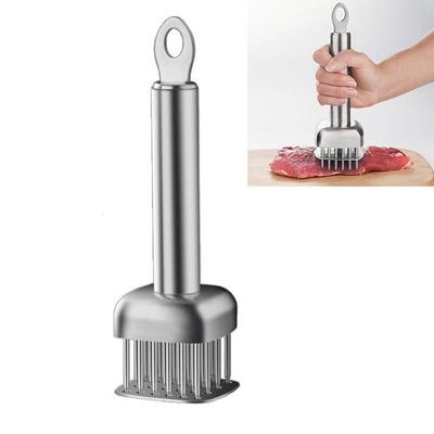 Küchennadel zum Zartmachen von Fleisch, Fleischklopfer-Werkzeug, Steakhammer aus Edelstahl 304, Hammer für lose Schweinekoteletts
