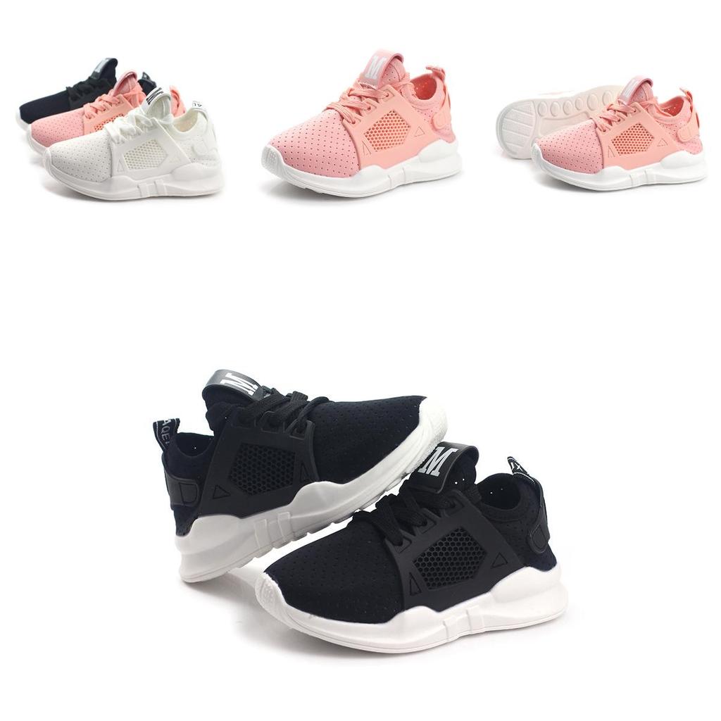 New Kids Boy Girl Fashion Shoes With Breathable Mesh Material And Non-slip Rubber Sole