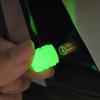 4 Stück Leuchtende Auto-Ventilkappen Fluoreszierend Nachtleuchtend Auto Motorrad Fahrrad Rad Reifen Nabe Leuchtende Ventilschaftkappen Dekor