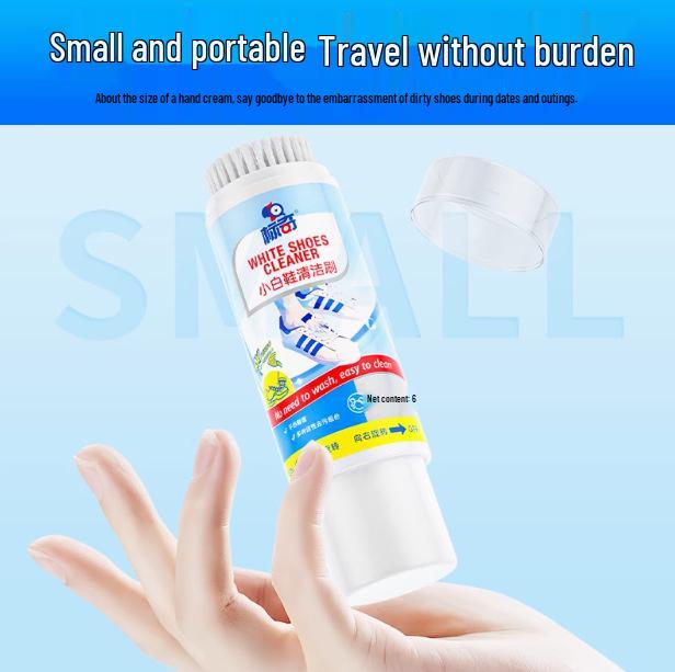 

Набор пены и щетки для отбеливания спортивной обуви Marky - Очищает, Удаляет пятна и Восстанавливает белую обувь