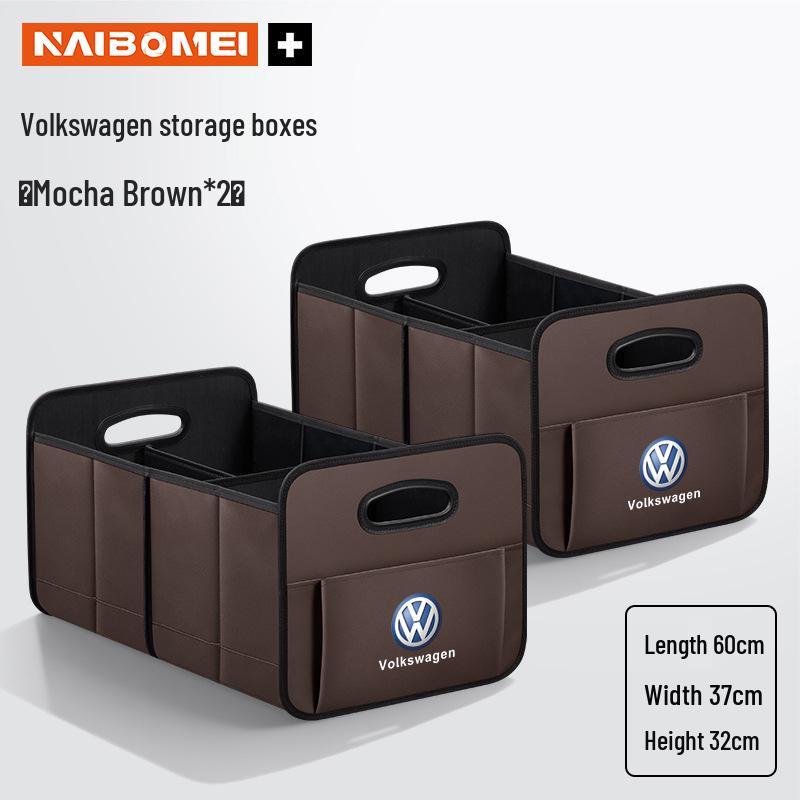 Compatible Trunk Storage Boxes for Volkswagen Lavida, Tiguan, Passat, Golf, ID.4, and Magotan
