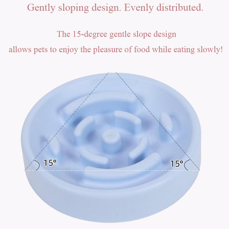 Hund Fressnapf gegen Schlingen Kleine und mittelgroße Hunde Fressnapf gegen Umkippen Rund Verdickt Haustierbedarf