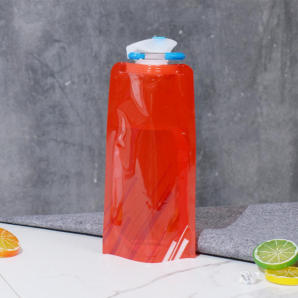 700ml Portable Folding Water Bag Waterproof Outdoor Sports Fitness Cycling Water Container Water Bottle Kettle