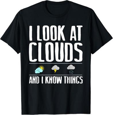 Funny Meteorologist Gift Cool Chaser Weather Forecast Clouds Gift Unisex T-Shirt
