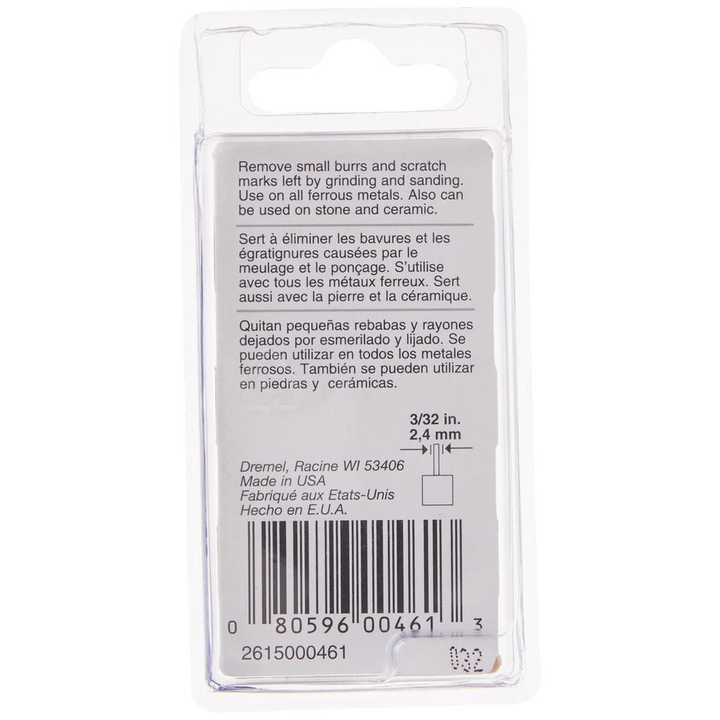 Dremel 461 Rubber Polishing Point 6.4mm for Rotary Tools, Metal Stone Ceramic Polishing Bit