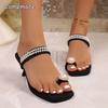 Fashion 2025 Summer New Square Head String Strap Sandals French Pearl Women's Fashion Outerwear Shoes High Heels Sandalias De Mujer