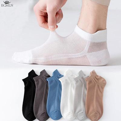 Hochwertige Herrensocken, atmungsaktive Mesh-Socken für den Sommer, niedrig geschnitten, klassische, lässige, kurze, dünne Socken