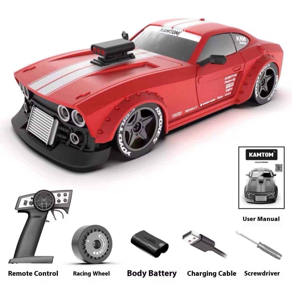 

New Popular Kamtom Km3299 1/32 Rc Car 4wd High-Speed Remote Control Drift Car With Gyroscope Professional Adult Racing Toy Gift красный