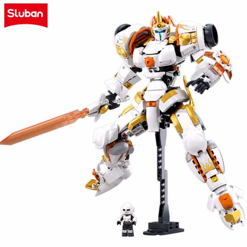 High-Standard Sluban Superior-Grade B1563 High-Standard 695Pcs High-Standard Transformable Mechanical Machine Mecha Superior-Grade Assembly